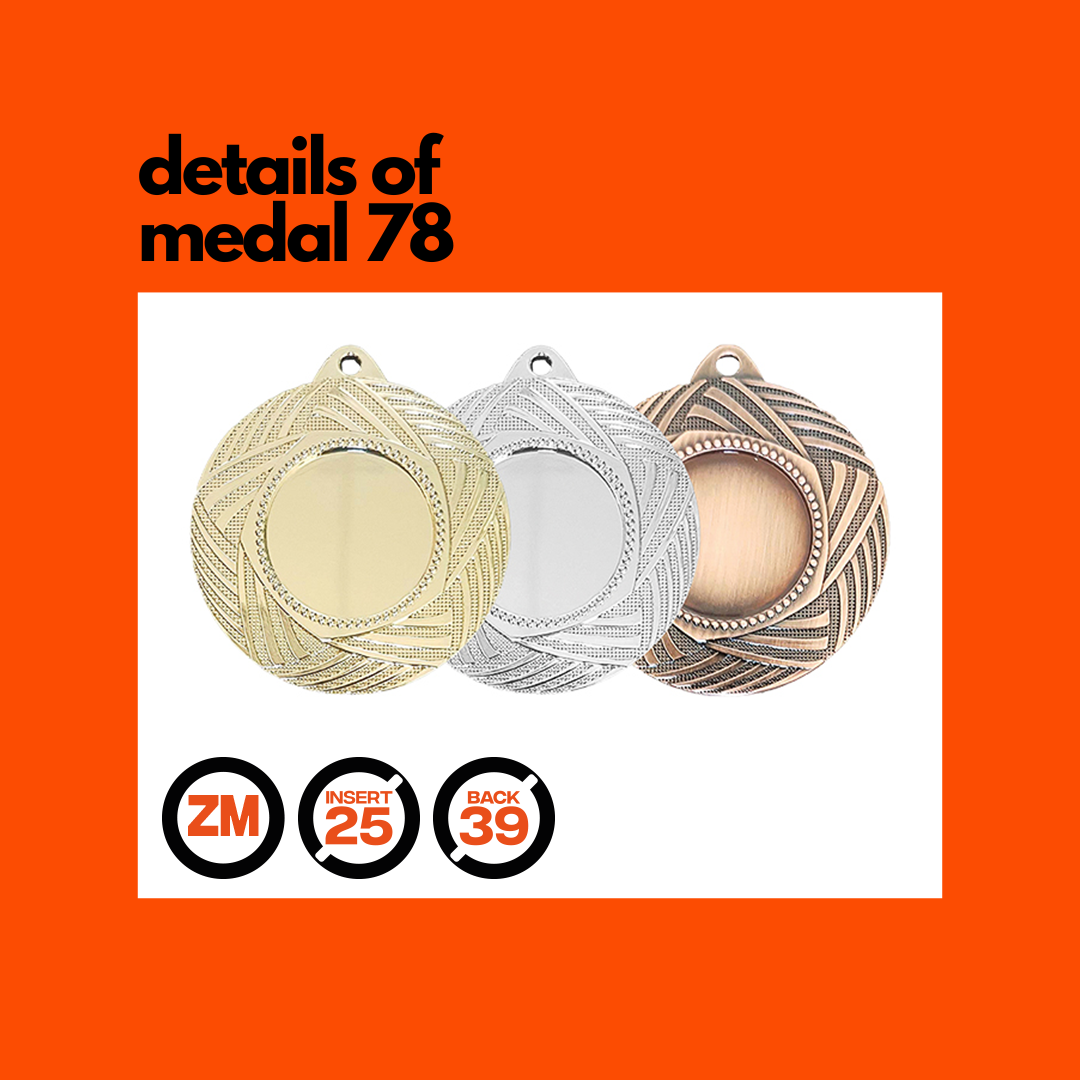 Medal 78 zamac 50mm - Image 3