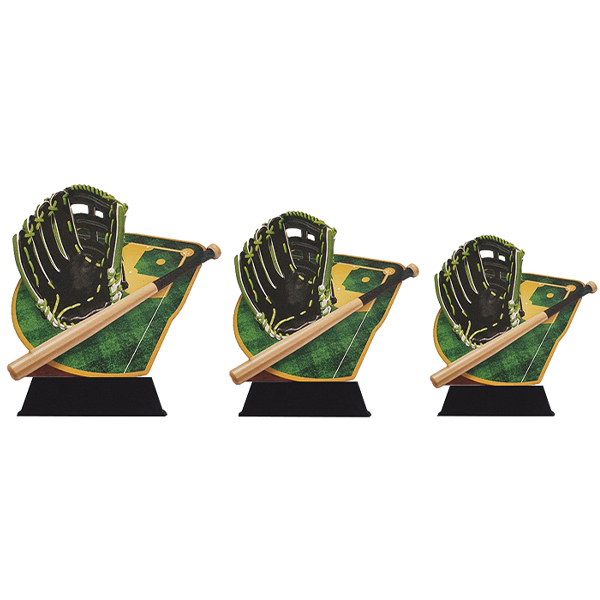 wood trophy Baseball - Image 2