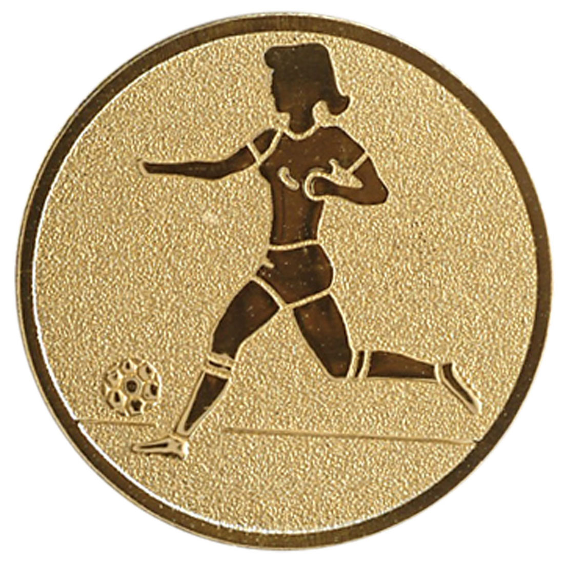 Soccer playing female