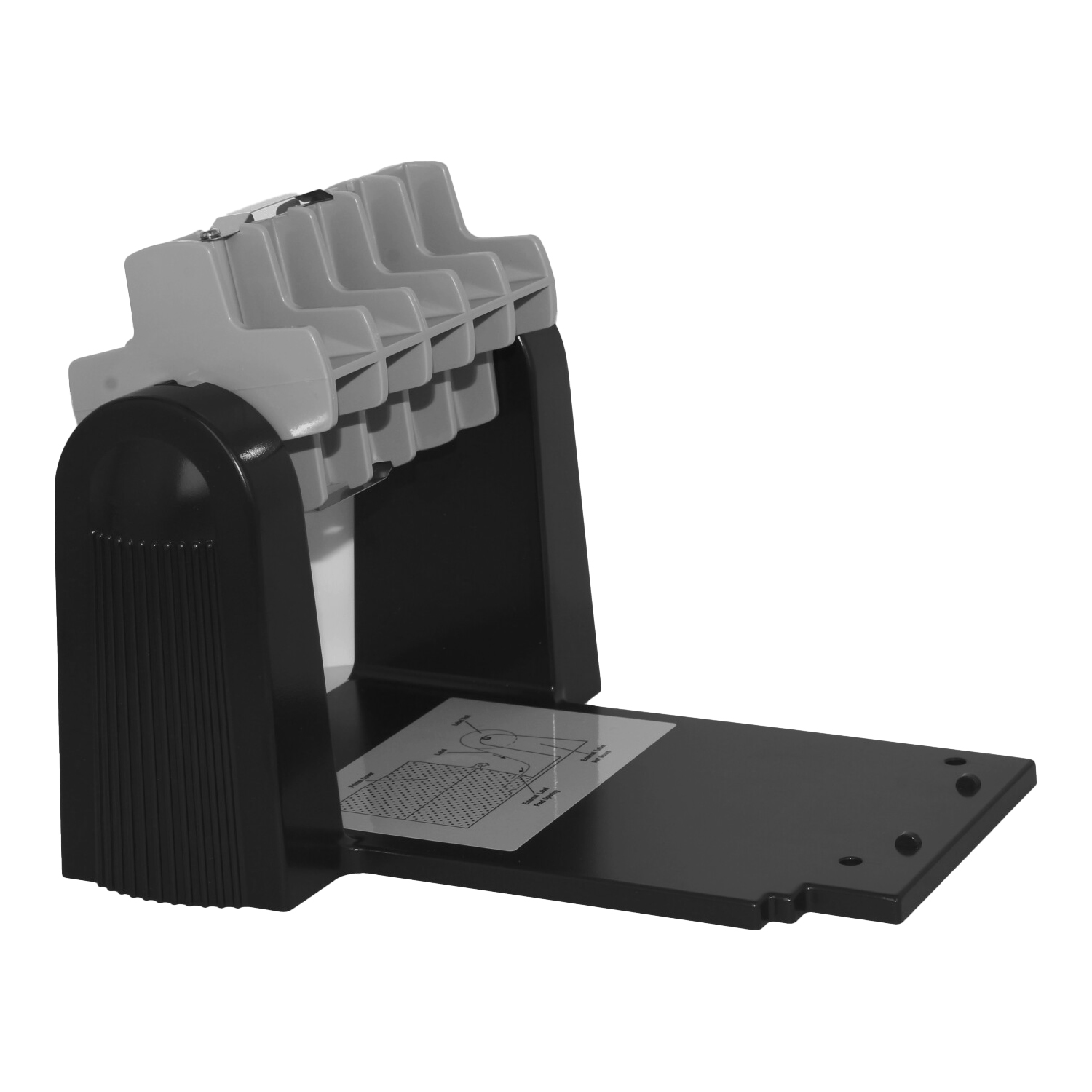 External label roll holder